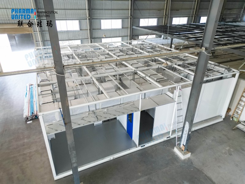 Soluci&oacute;n Indoor POD (sala blanca modular interior)